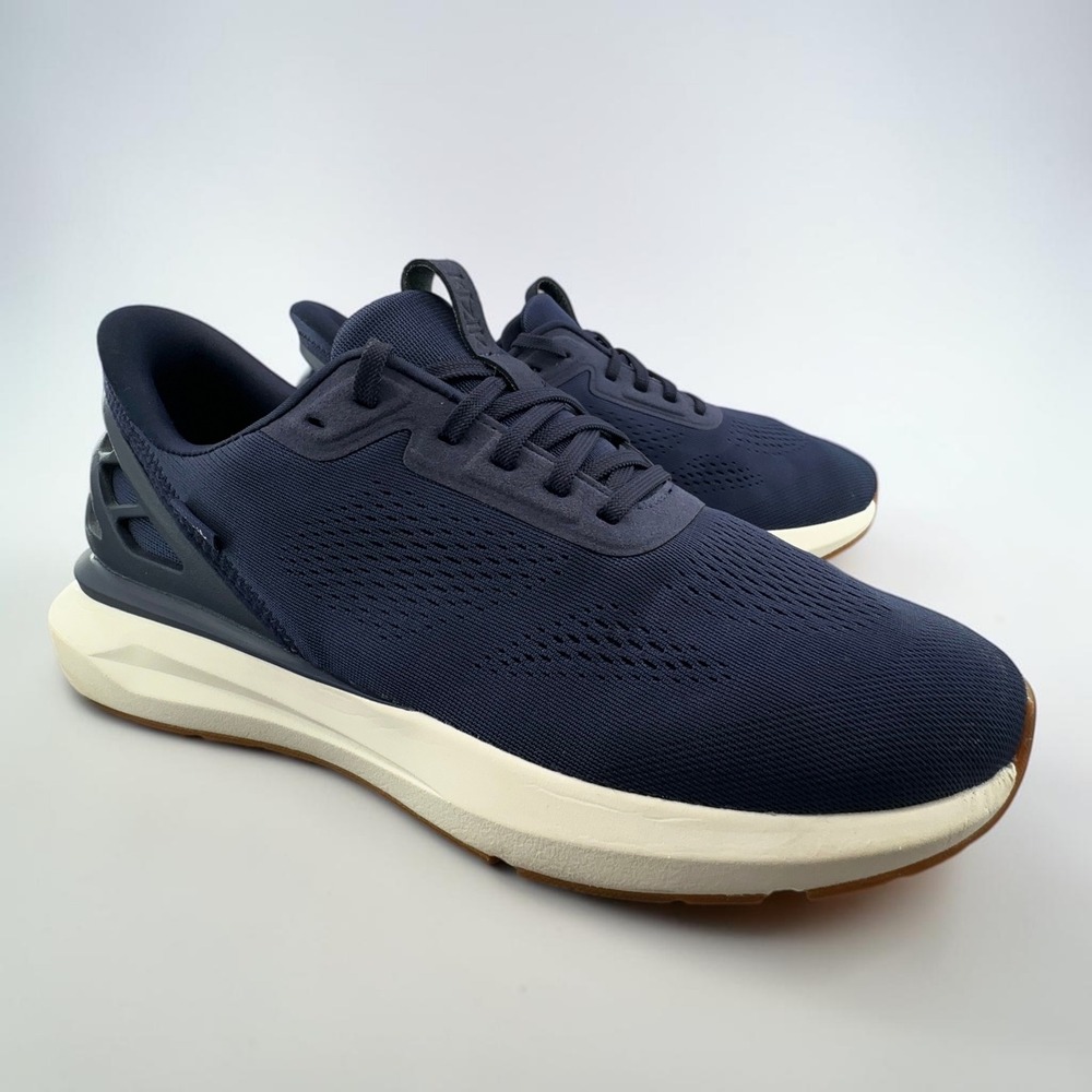 Kizik Athens Sneaker Mens 12 EE Wide Blue Hands-Free Slip On Shoes DATHBK01